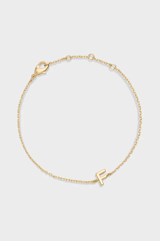 F - Letter Bracelet