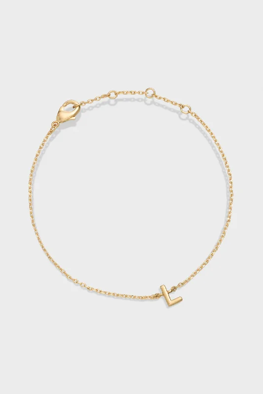 L - Letter Bracelet