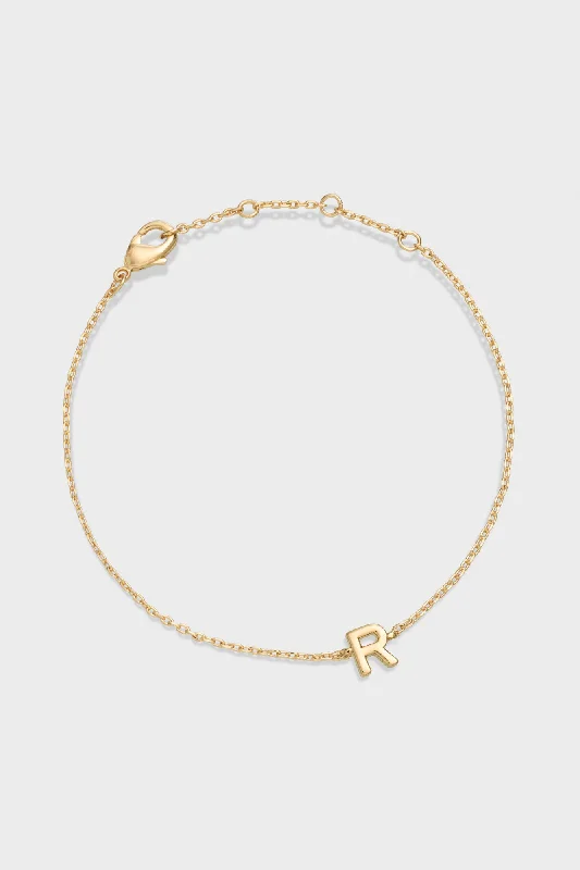 R - Letter Bracelet