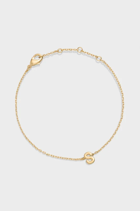 S - Letter Bracelet