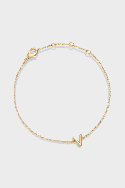 V - Letter Bracelet