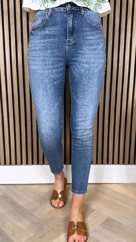 Blythe Blue Straight Leg Jeans