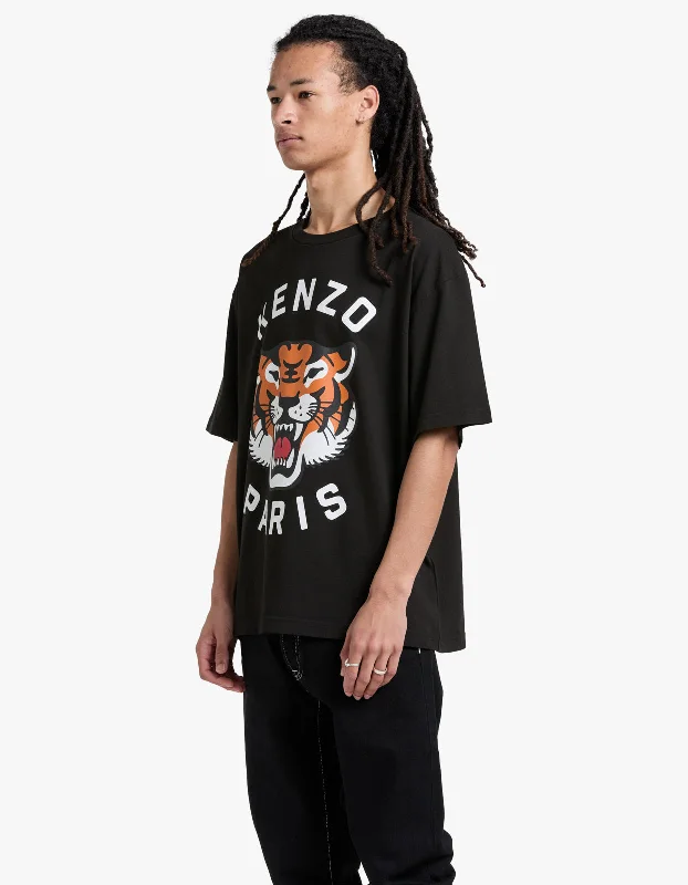 Kenzo Lucky Tiger Oversize T Shirt - 99J Black