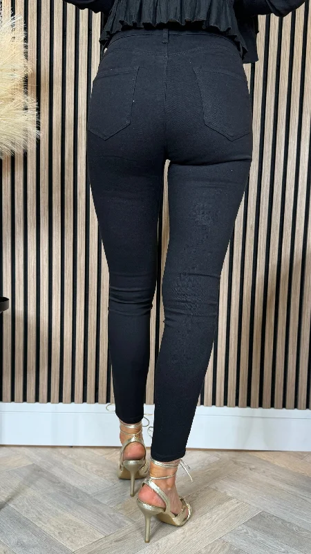 Marcia Black Skinny Jeans