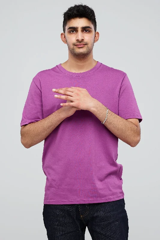 Men's Short Sleeve T Shirt Lilac