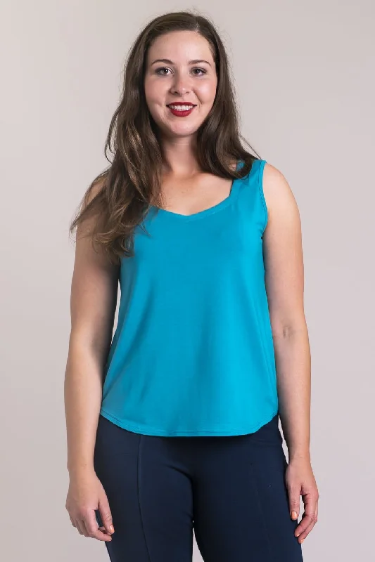 Ritzy Tank, Waterfall, Bamboo- Final Sale