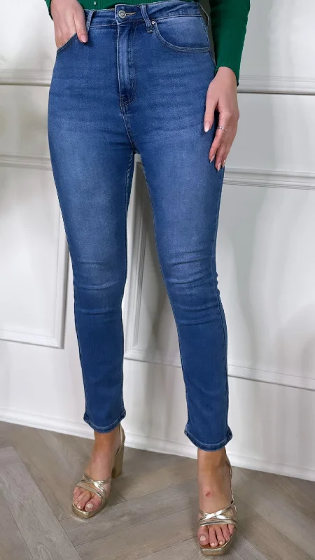 Winona Mid Denim High Waisted Slim Fit Jeans