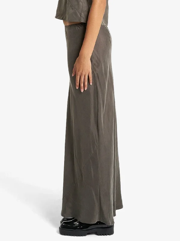 Faye Slip Skirt - Truffle