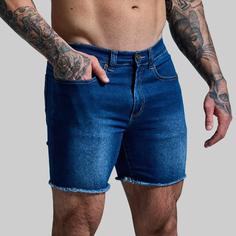 FLEX Stretchy Jort (Dark Wash 6