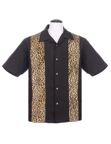 Leopard Panel- Black