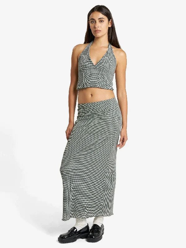 Levitation Mesh Skirt - Pistachio