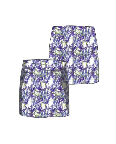 Monarch Beach Golf Skort - Fleur - 18 inch