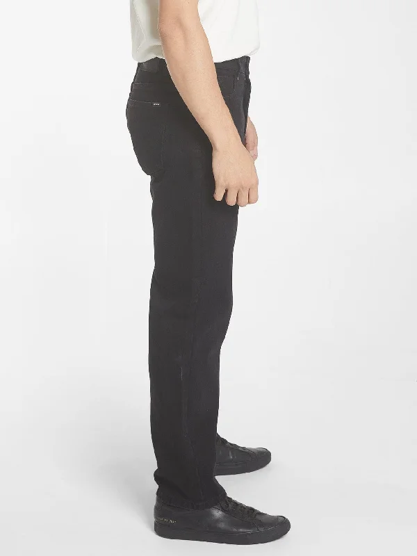 Straight Line Denim Jean - Black Rinse