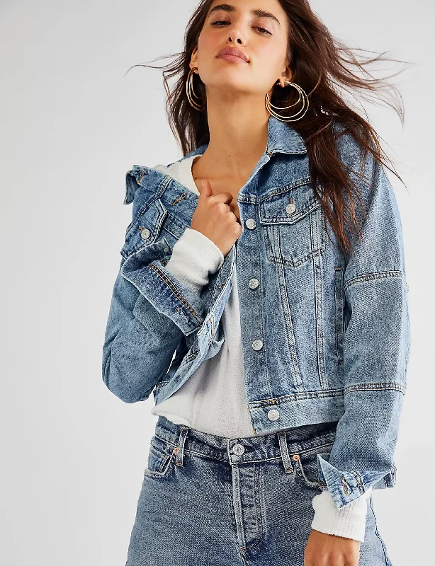 Rumors Denim Jacket, Light Indigo