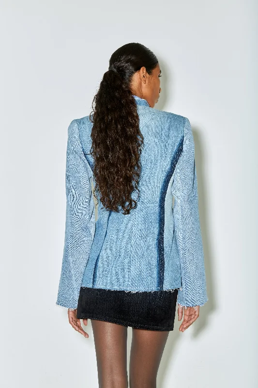 VIKA upcycled blazer blue