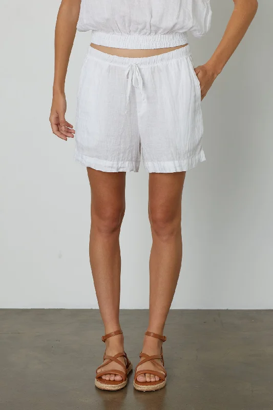 TAMMY DRAWSTRING LINEN SHORT