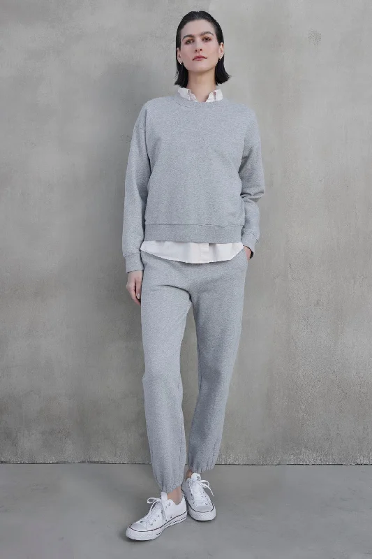 HEATHER GREY-ORGANIC / x-small