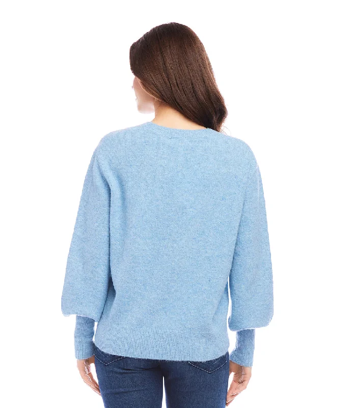 Blouson Sleeve Sweater