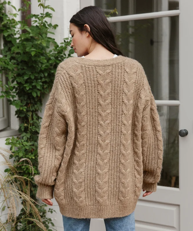 Cable Cocoon Cardigan