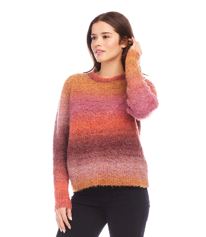 Ombre Boucle Sweater