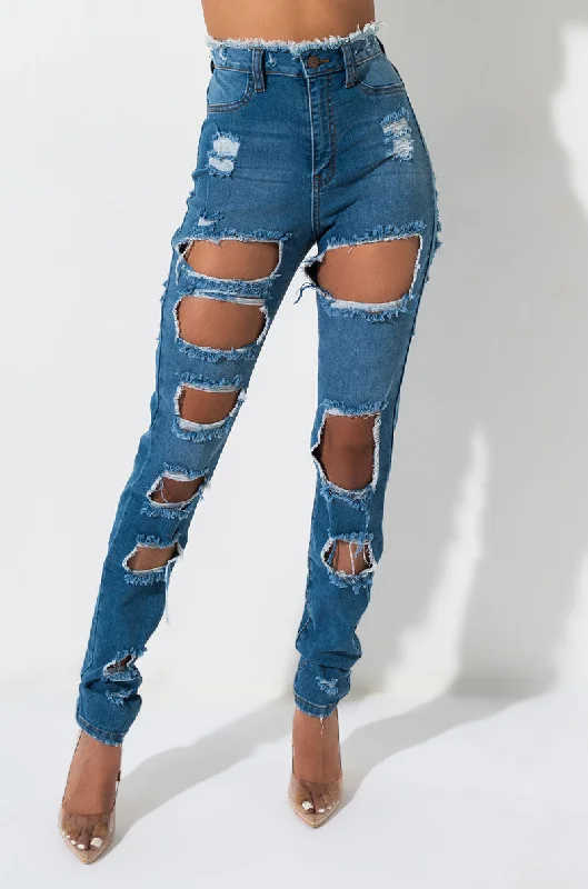 SEXY DENIM HIGH RISE DENIM MEDIUM DENIM