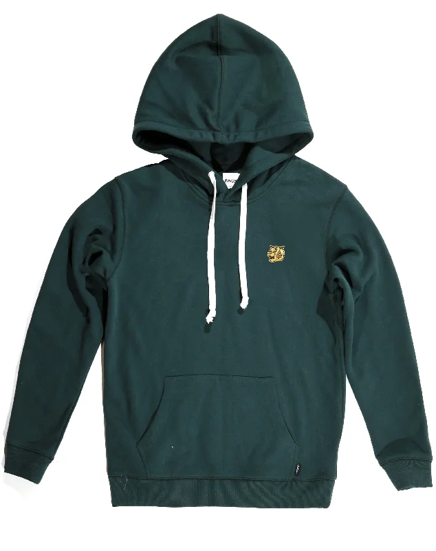 <A 000a001y6a03> Fungolia Fleece Big hood Hoodie - Forever Hungry (forest green)