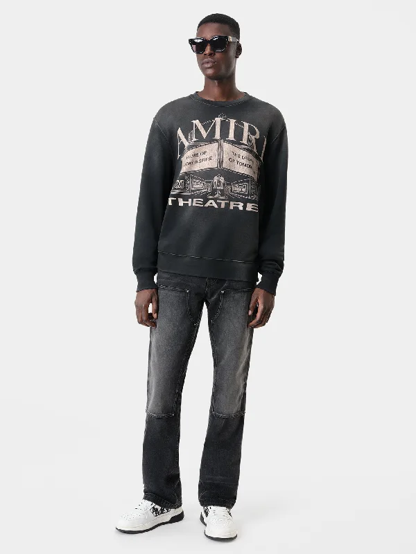 AMIRI THEATERS VINTAGE CREW - Black