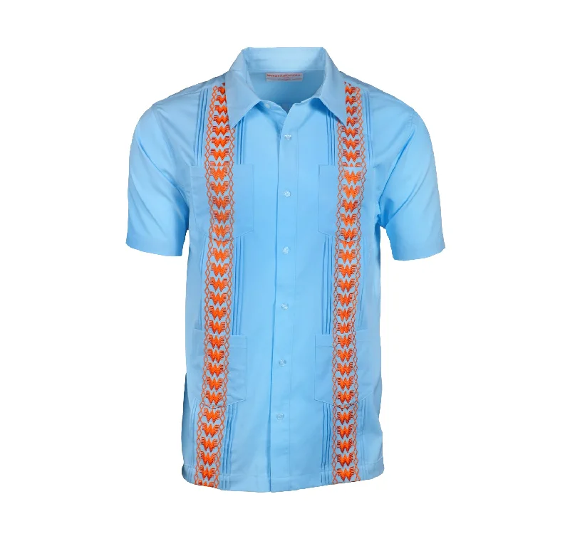 Light Blue Guayabera