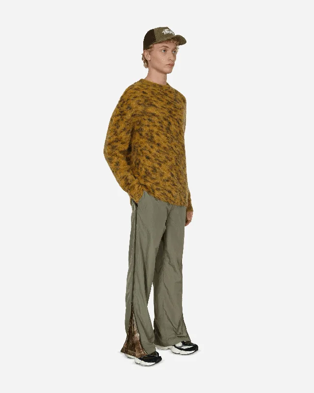 Jacquard Crewneck Sweater Yellow