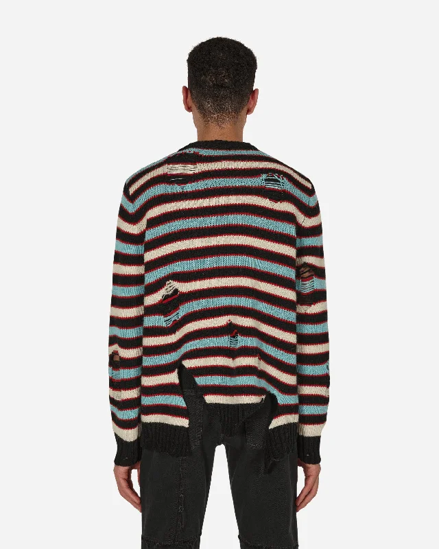 Mega Shred Stripe Sweater Multicolor