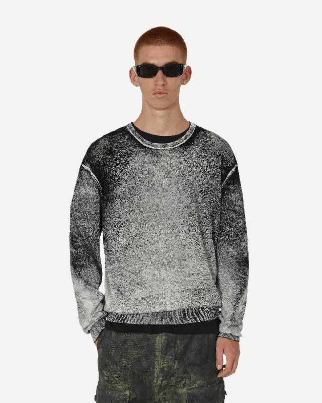 Marled Crewneck Sweater Black