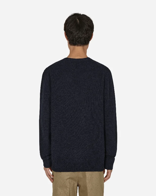 Wool Crewneck Sweater Blue