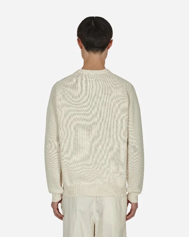 Cotton Rib Knit Sweater Beige