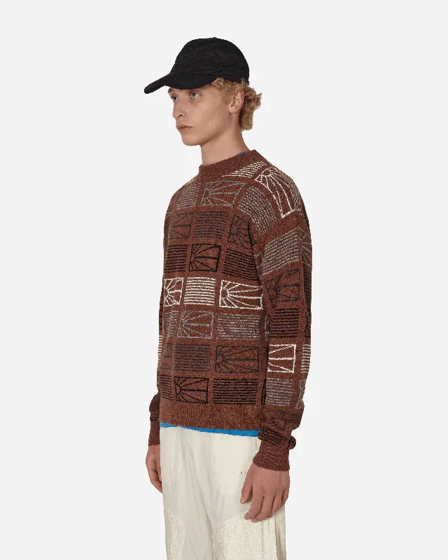 Logo Crewneck Sweater Brown