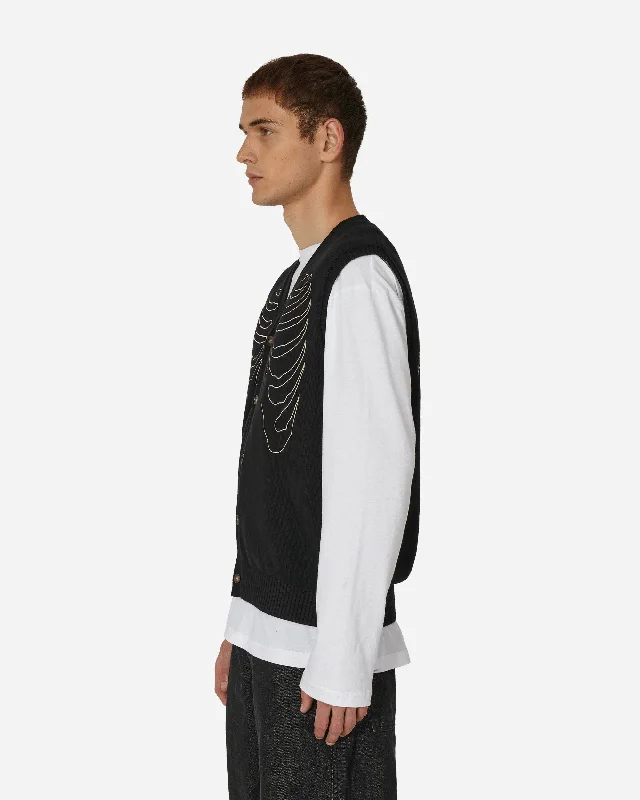 Cage Sweater Vest Black