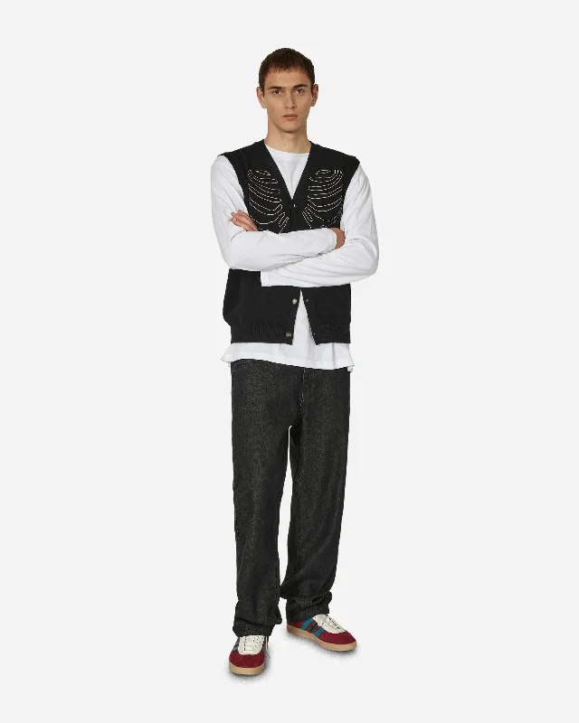 Cage Sweater Vest Black