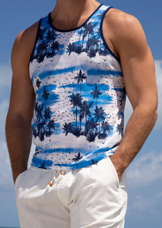 Vitamin Sea Graphic Tank Blue