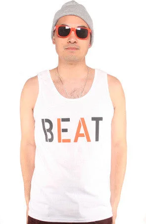 Beat LA (Men's White/Orange Tank)