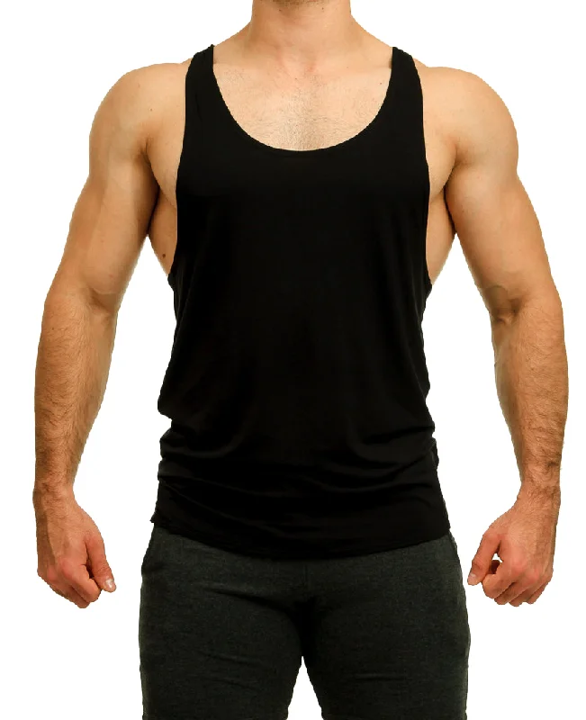 Black Racer Tank Top