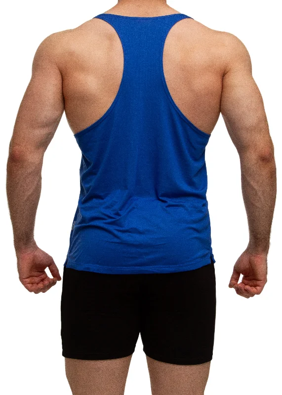 Royal Blue Racer Tank Top